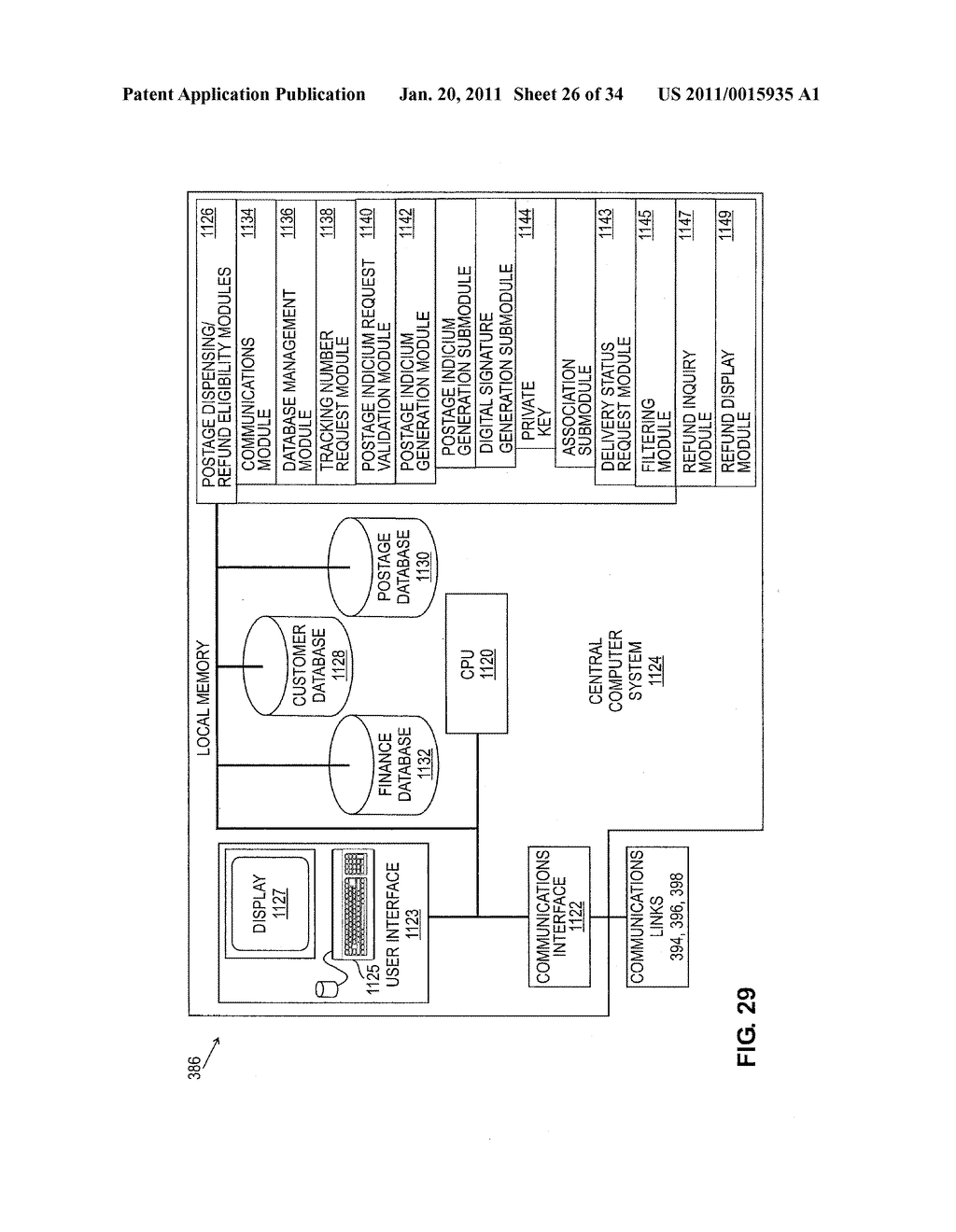 SYSTEMS AND METHODS FOR DETECTING POSTAGE FRAUD USING AN INDEXED LOOKUP PROCEDURE - diagram, schematic, and image 27