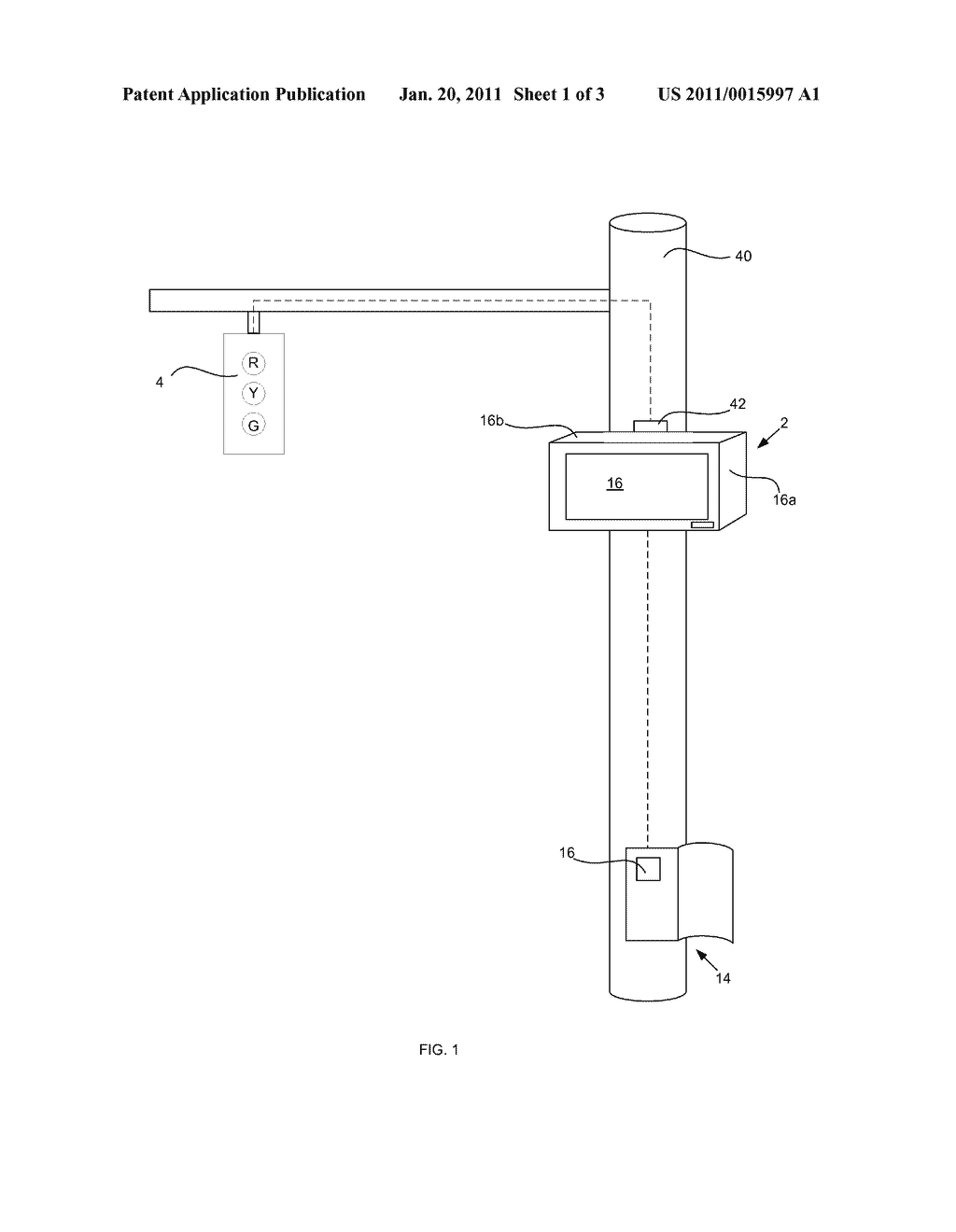 ADVERTISEMENT SYSTEM FOR FUNCTIONALLY INTERFACING WITH TRAFFIC LIGHT PHASE DISPLAYS - diagram, schematic, and image 02