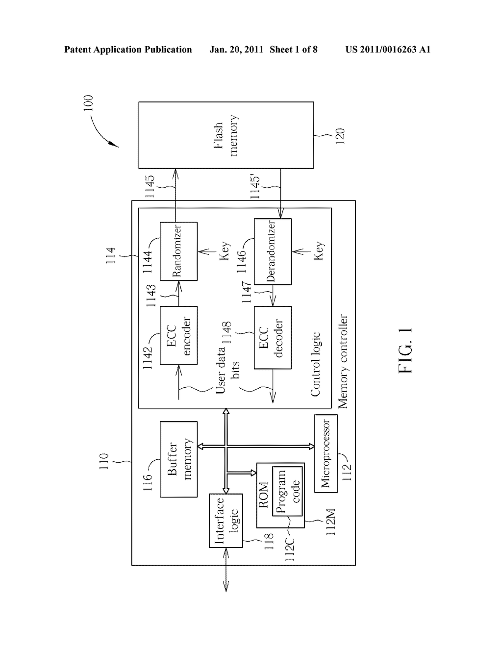 METHOD FOR PERFORMING DATA PATTERN MANAGEMENT REGARDING DATA ACCESSED BY A CONTROLLER OF A FLASH MEMORY, AND ASSOCIATED MEMORY DEVICE AND CONTROLLER THEREOF - diagram, schematic, and image 02