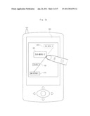 MOBILE TERMINAL TO DISPLAY MENU INFORMATION ACCORDING TO TOUCH SIGNAL diagram and image