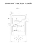 MOBILE TERMINAL TO DISPLAY MENU INFORMATION ACCORDING TO TOUCH SIGNAL diagram and image