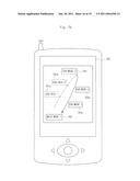 MOBILE TERMINAL TO DISPLAY MENU INFORMATION ACCORDING TO TOUCH SIGNAL diagram and image