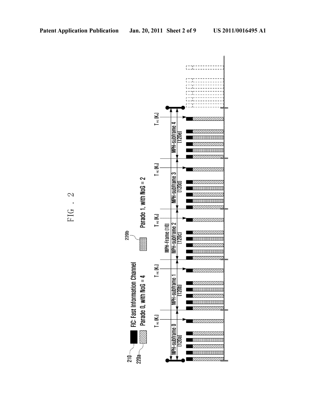 TERMINAL AND METHOD FOR RECEIVING FRAMES OF BROADCAST DATA - diagram, schematic, and image 03