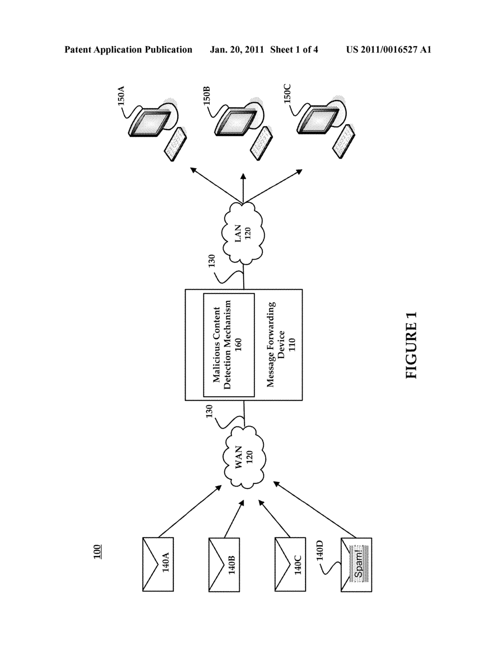 Real-time network updates for malicious content - diagram, schematic, and image 02