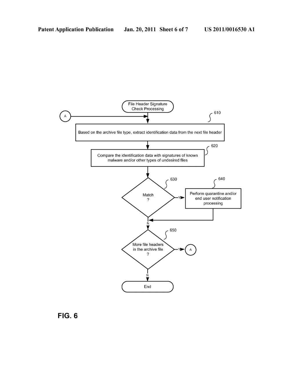 DETECTION OF UNDESIRED COMPUTER FILES IN ARCHIVES - diagram, schematic, and image 07