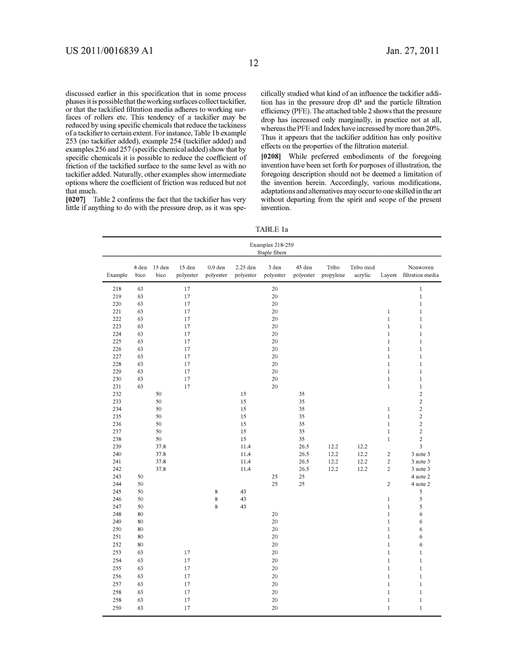 TRACKIFIED AIR FILTRATION MEDIA AND A SELF-SUPPORTING FILTER HAVING IMPROVED STIFFNESS AND FOLDABILITY - diagram, schematic, and image 20