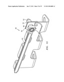 RETAINER FOR SUSPENDED THERMAL PROTECTION ELEMENTS IN A GAS TURBINE ENGINE diagram and image