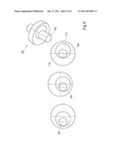 TESTING DEVICE WITH A DRIVE, WHICH CONVERTS TO A ROTATIONAL MOVEMENT INTO A RECIPROCATING MOVEMENT OF VARIABLE AMPLITUDE diagram and image