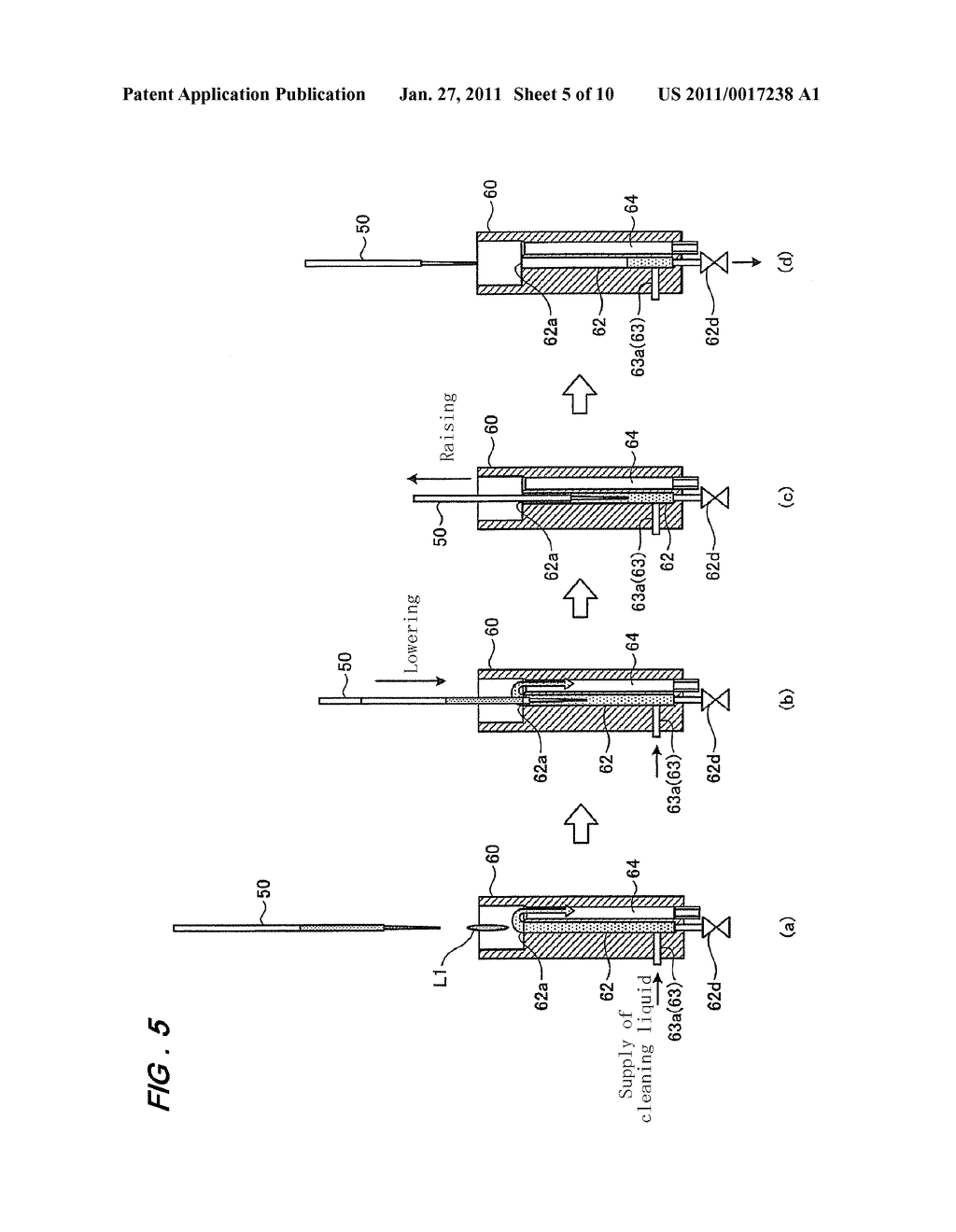 METHOD OF CLEANING NOZZLE AND DEVICE FOR CLEANING NOZZLE - diagram, schematic, and image 06