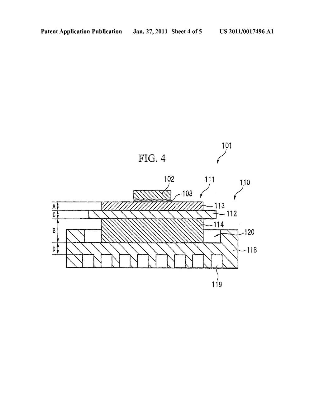 POWER MODULE SUBSTRATE HAVING HEATSINK, METHOD FOR MANUFACTURING THE SAME, POWER MODULE HAVING HEATSINK, AND POWER MODULE SUBSTRATE - diagram, schematic, and image 05