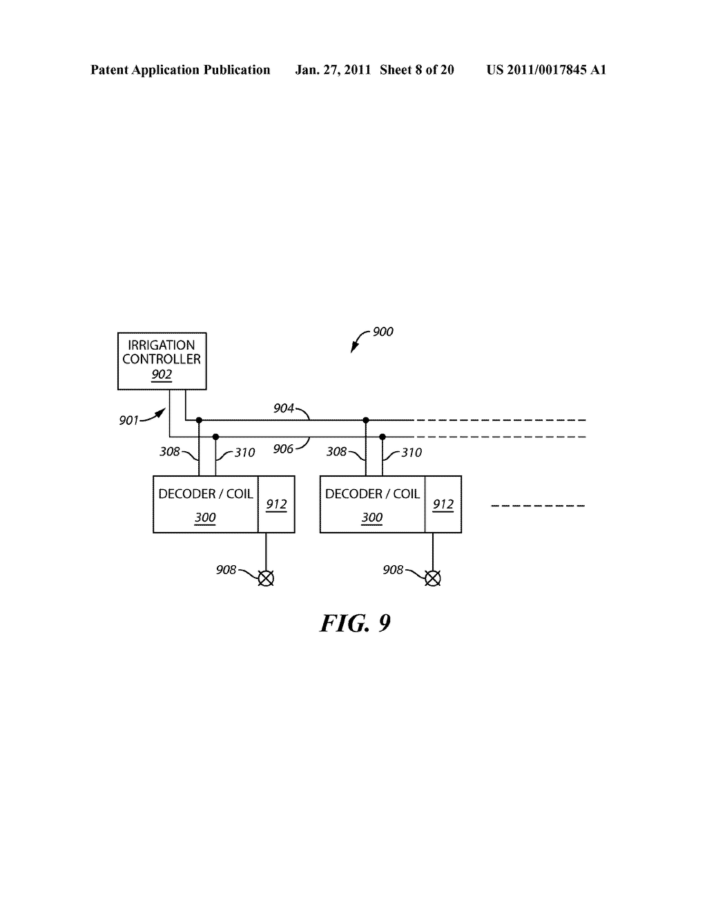 INTEGRATED CONTROL CIRCUITRY AND COIL ASSEMBLY FOR IRRIGATION CONTROL - diagram, schematic, and image 09