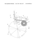 PROCESS FOR WINDING A WEB MATERIAL diagram and image