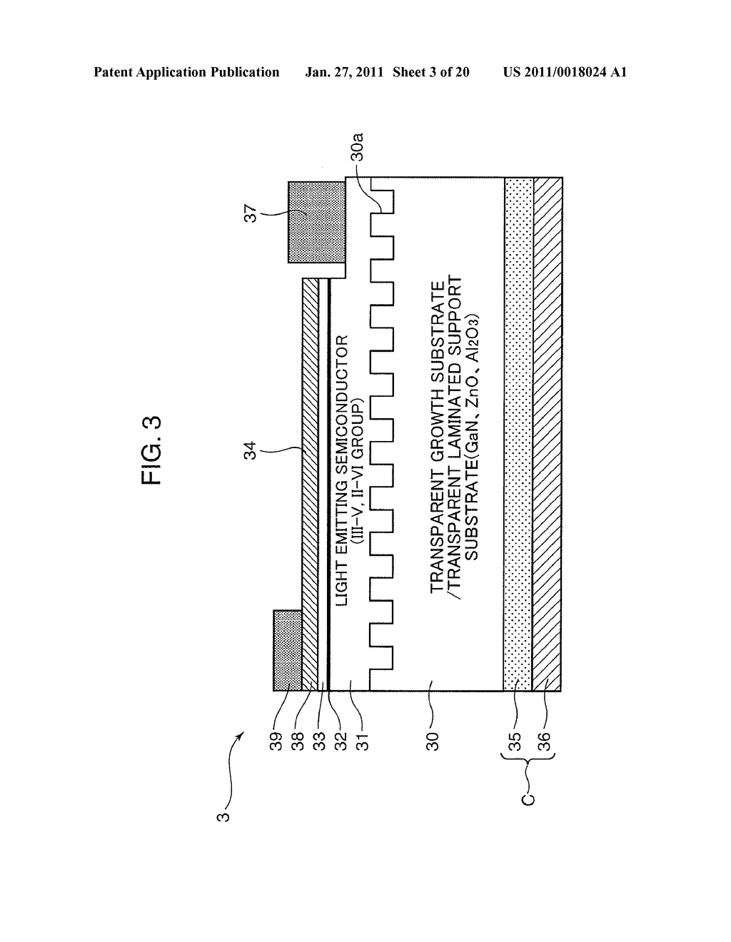 SEMICONDUCTOR LIGHT EMITTING ELEMENT AND ILLUMINATING APPARATUS USING THE SAME - diagram, schematic, and image 04