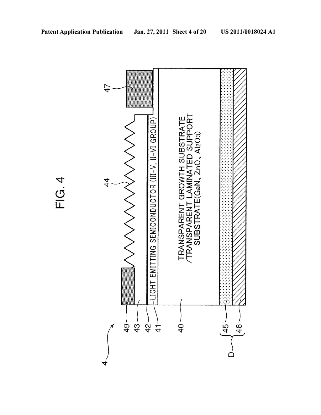 SEMICONDUCTOR LIGHT EMITTING ELEMENT AND ILLUMINATING APPARATUS USING THE SAME - diagram, schematic, and image 05