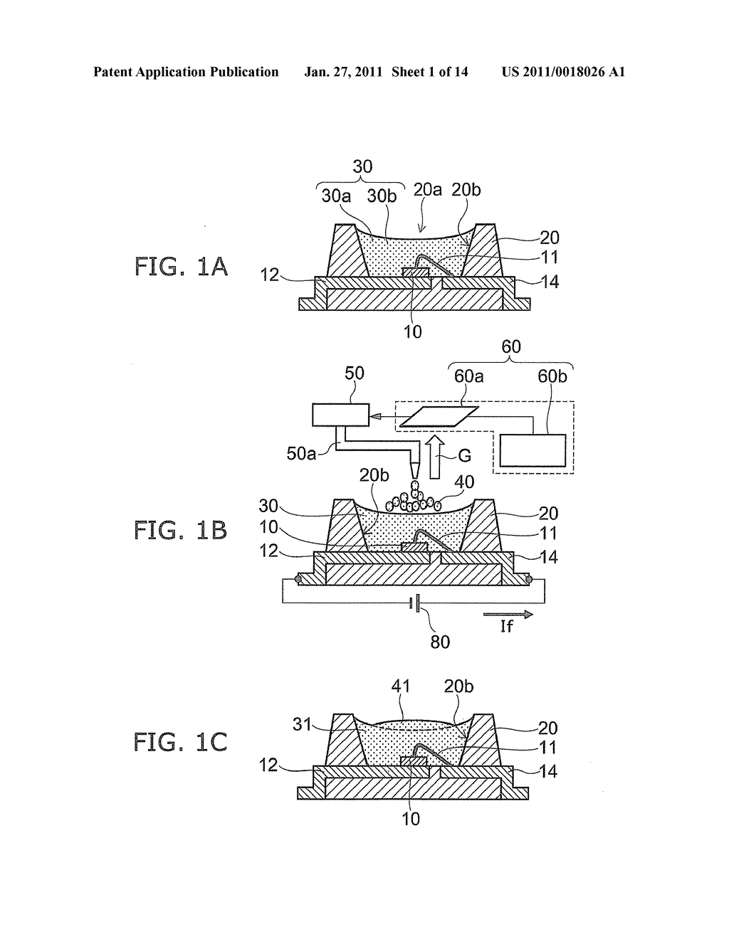 LIGHT EMITTING DEVICE, AND METHOD AND APPARATUS FOR MANUFACTURING SAME - diagram, schematic, and image 02