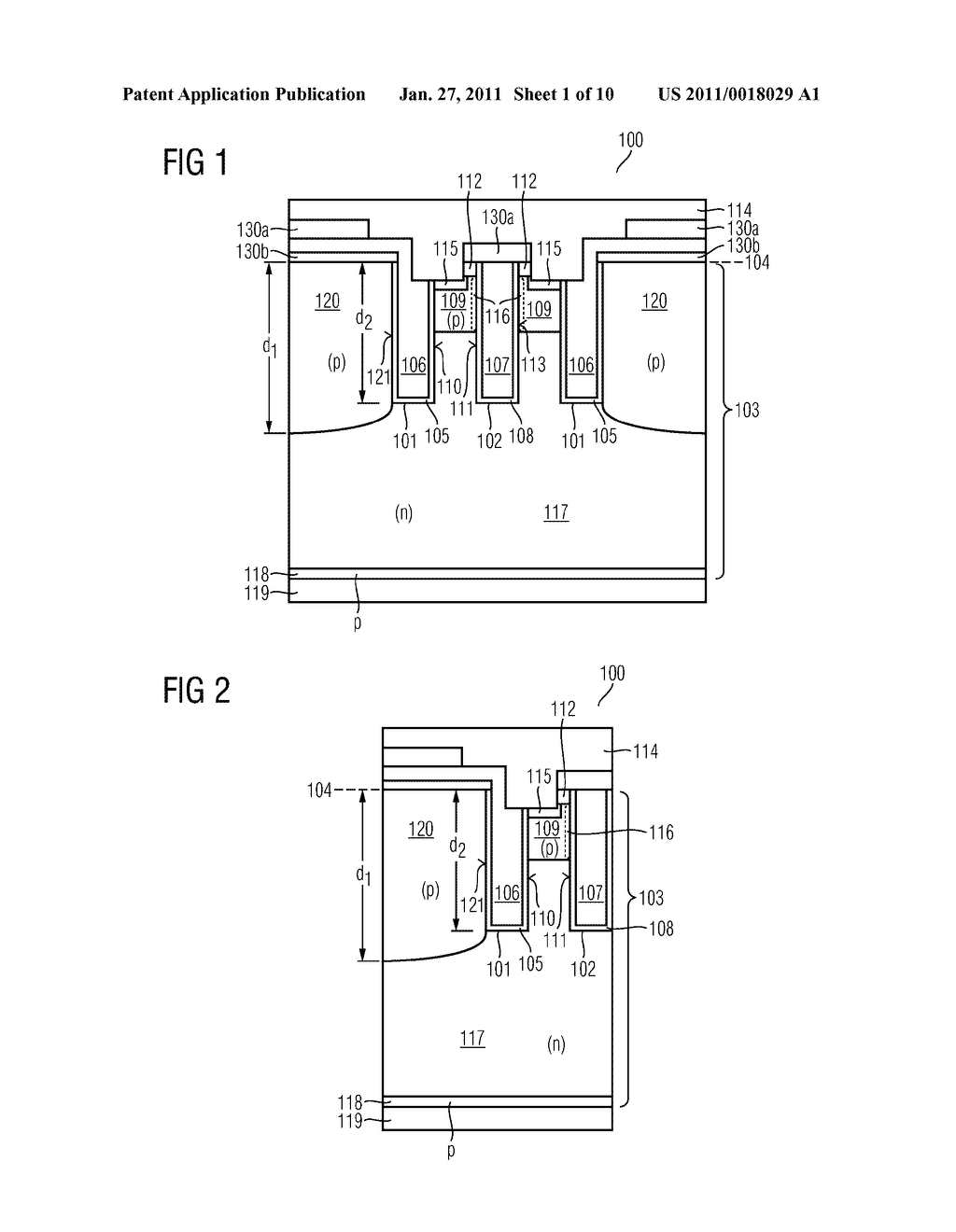 SEMICONDUCTOR DEVICE HAVING A FLOATING SEMICONDUCTOR ZONE - diagram, schematic, and image 02