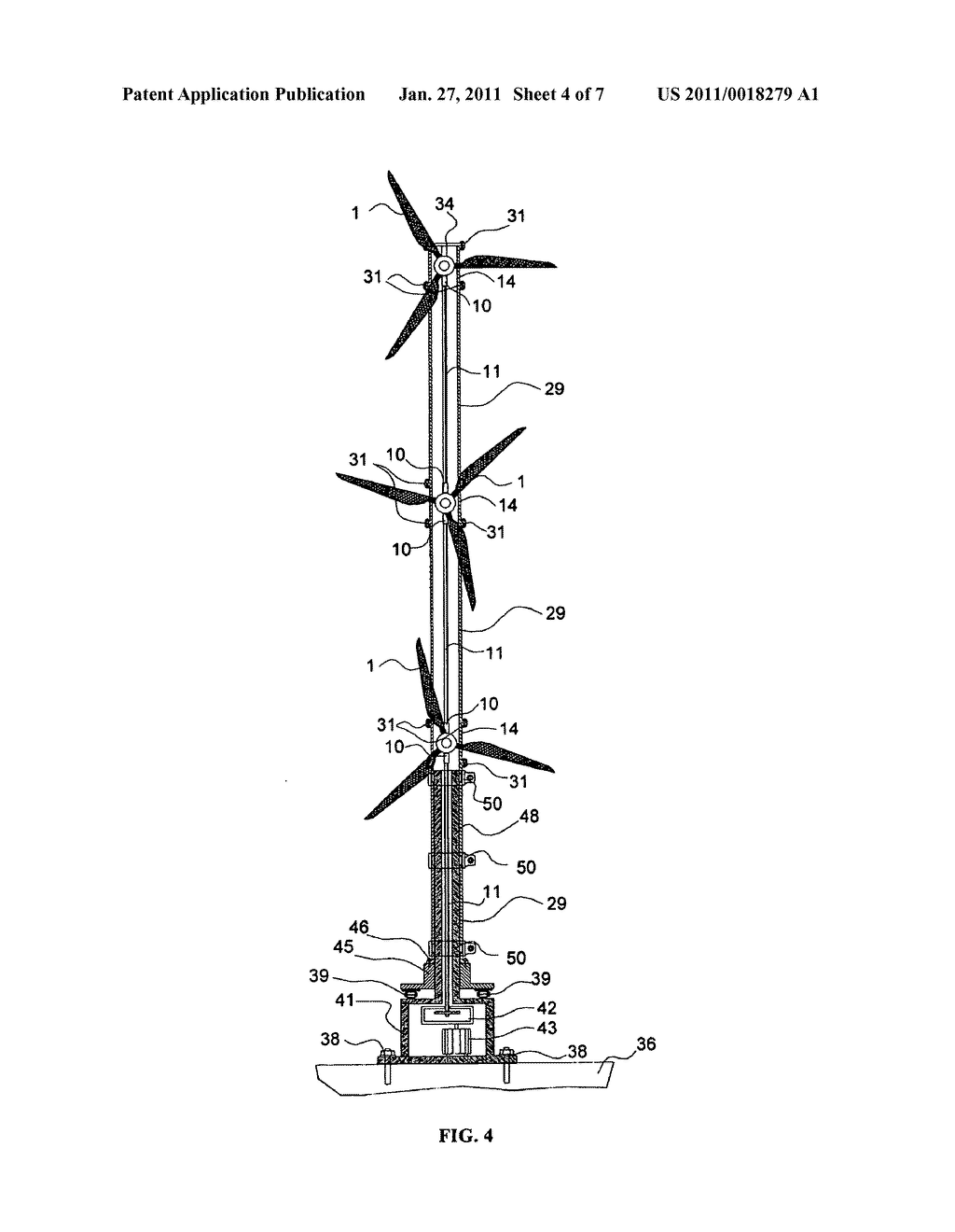 Water and wind current power generation system - diagram, schematic, and image 05