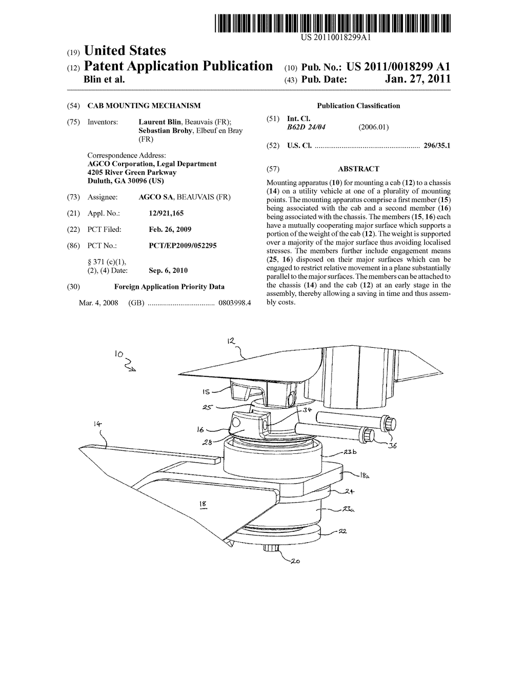 Cab Mounting Mechanism - diagram, schematic, and image 01