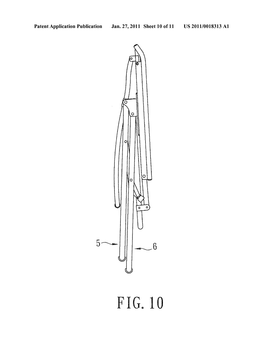 FOLDABLE CHAIR FRAME - diagram, schematic, and image 11