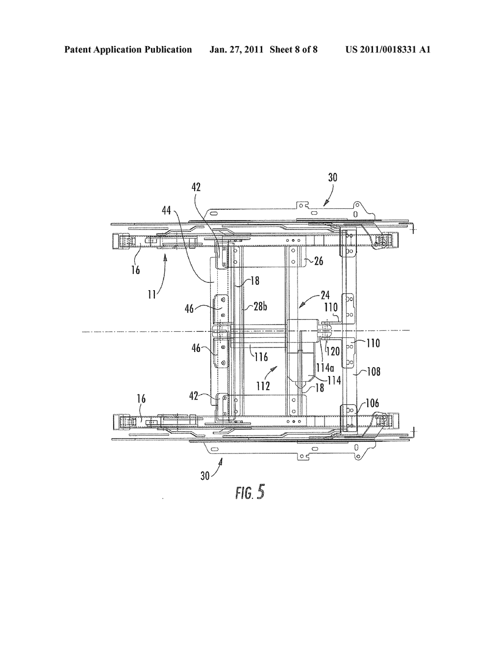 LOCKING UNIT FOR ROCKING-RECLINING SEATING UNIT WITH POWER ACTUATOR - diagram, schematic, and image 09
