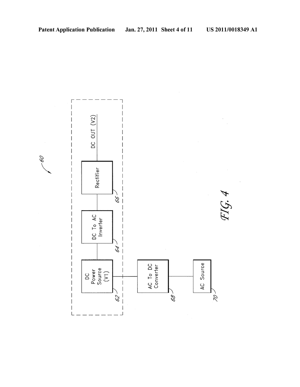 HVAC/R SYSTEM HAVING POWER BACK-UP SYSTEM WITH A DC-DC CONVERTER - diagram, schematic, and image 05