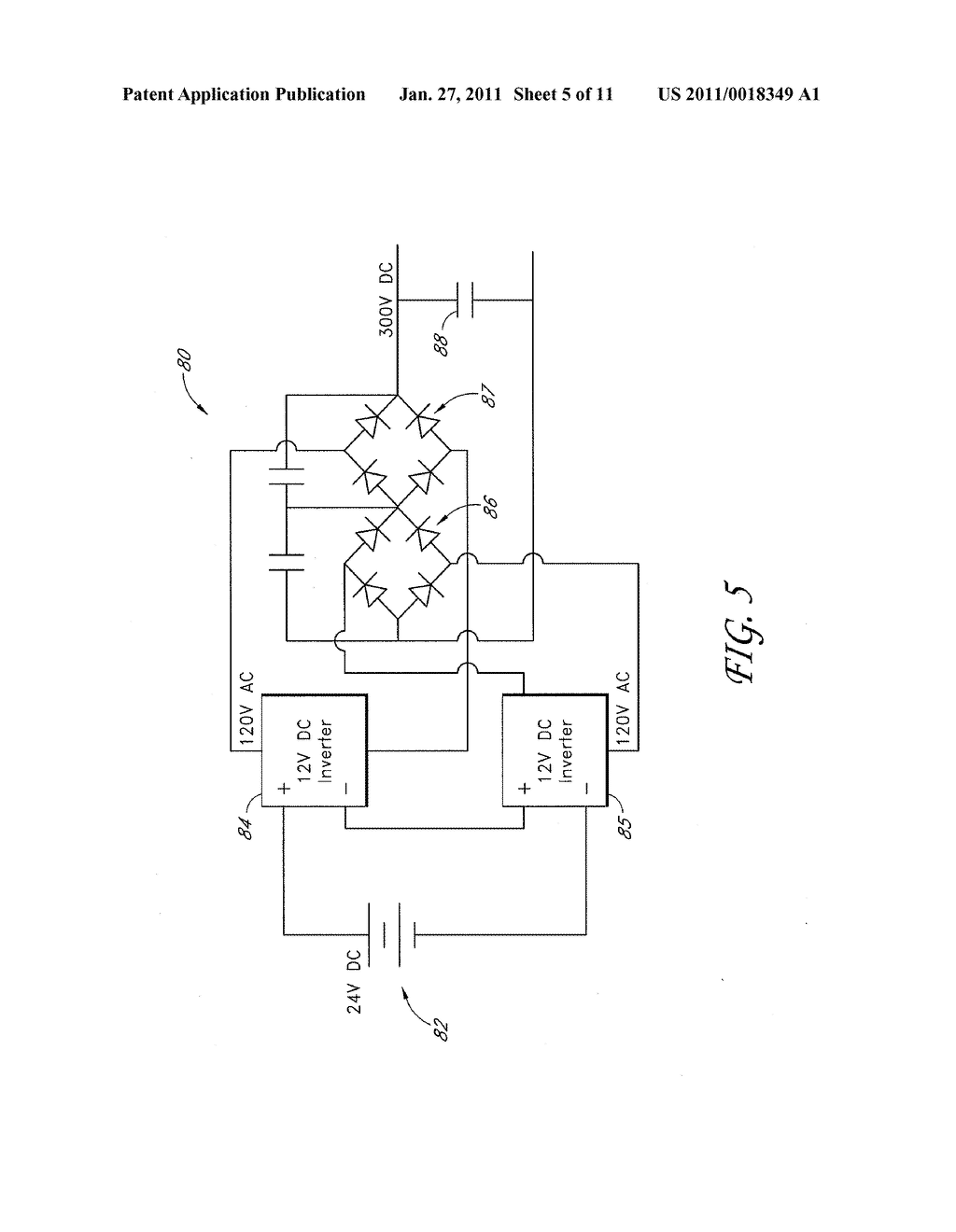 HVAC/R SYSTEM HAVING POWER BACK-UP SYSTEM WITH A DC-DC CONVERTER - diagram, schematic, and image 06