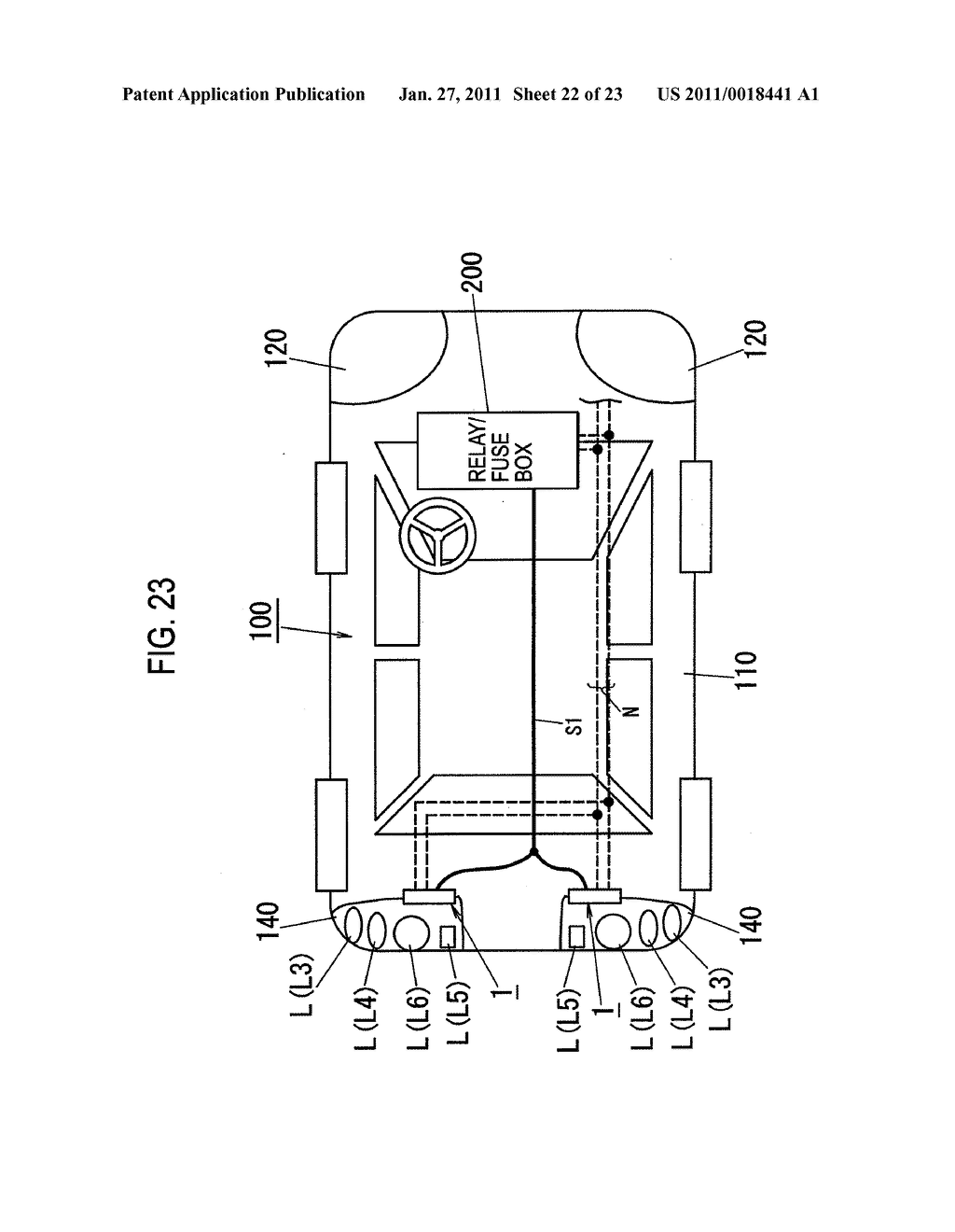 VEHICLE-MOUNTED LOAD CONTROLLER, VEHICLE-MOUNTED HEADLIGHT DEVICE, AND VEHICLE-MOUNTED TAILLIGHT DEVICE - diagram, schematic, and image 23