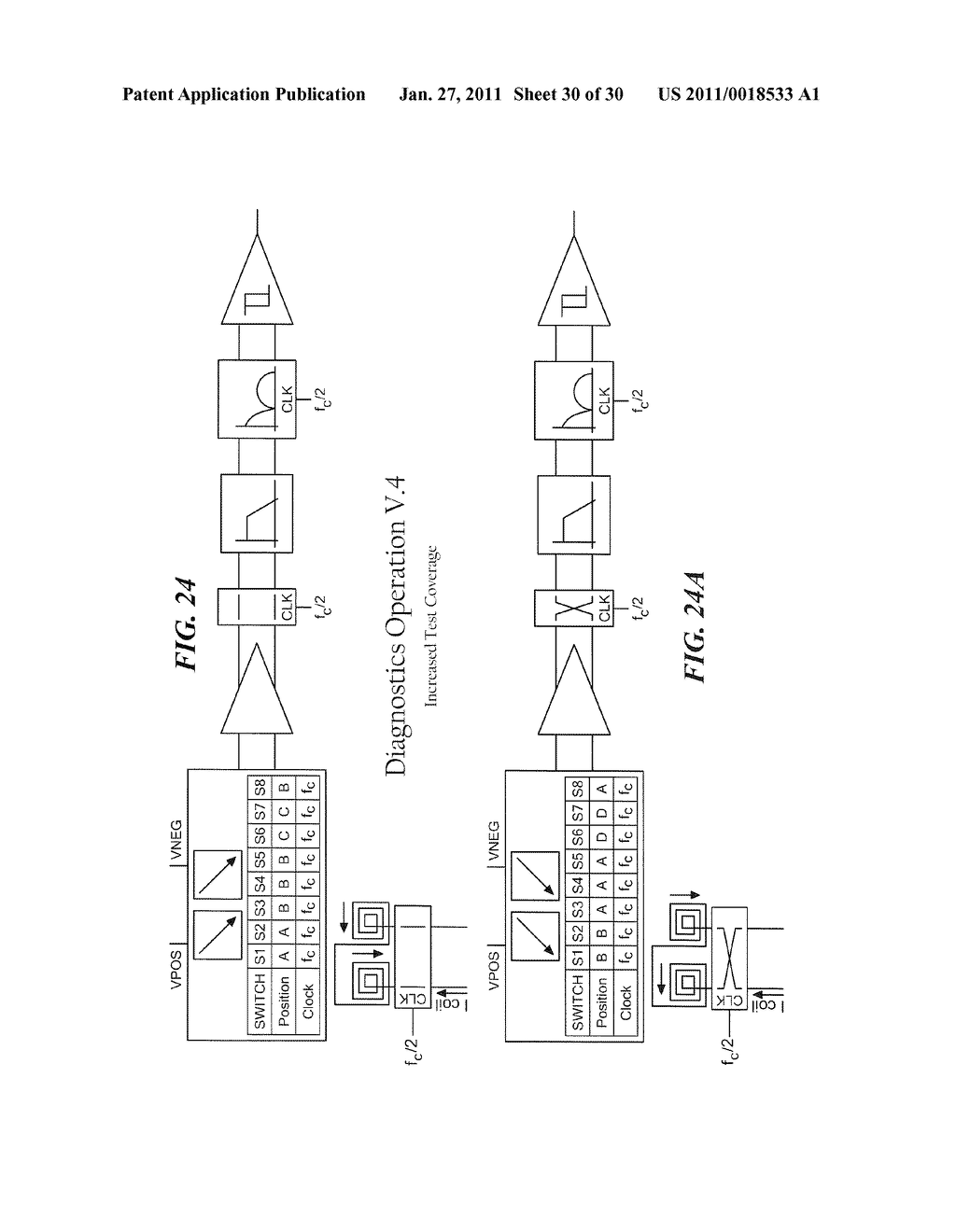 Circuits and Methods for Generating a Diagnostic Mode of Operation in a Magnetic Field Sensor - diagram, schematic, and image 31