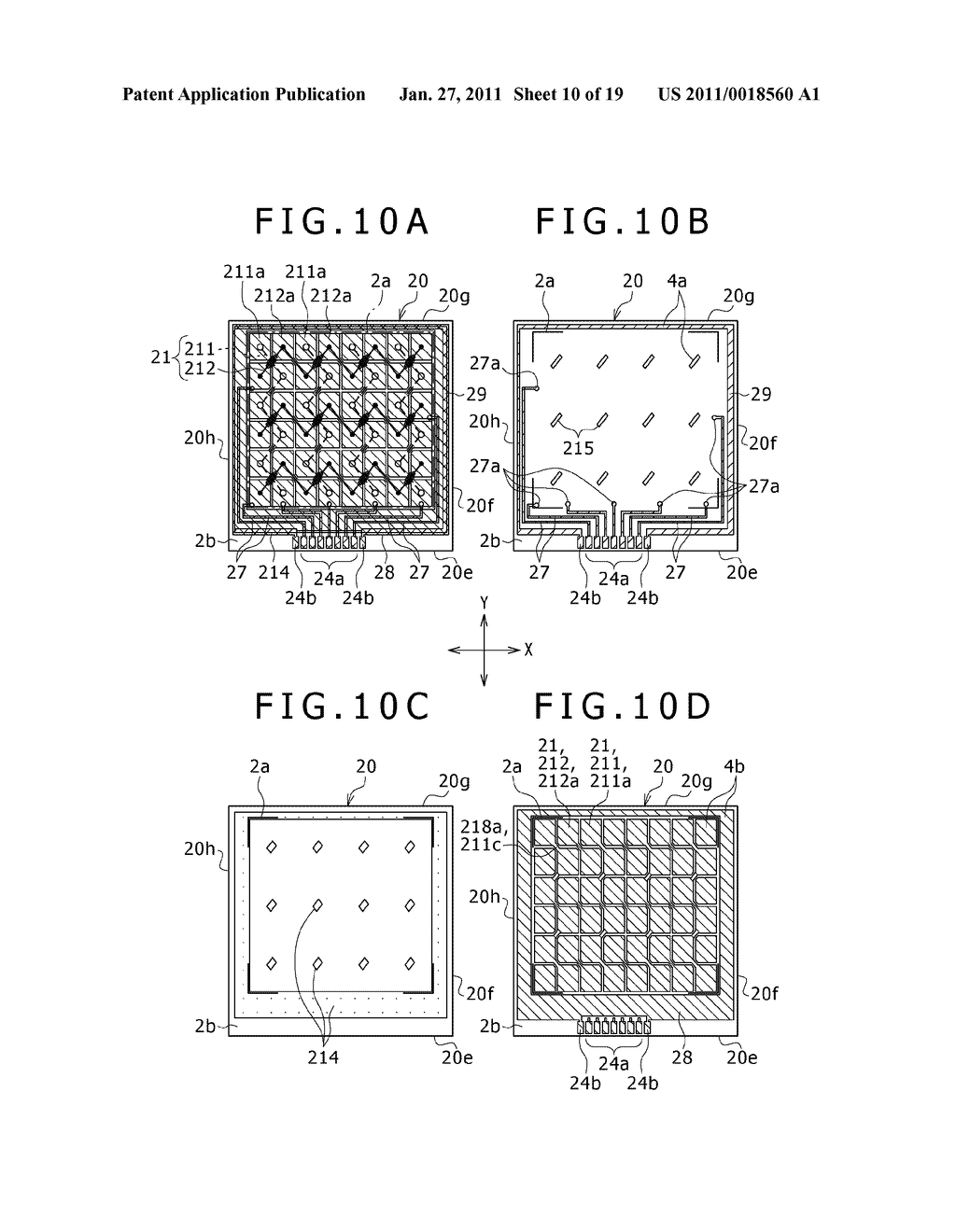 ELECTROSTATIC CAPACITANCE INPUT DEVICE AND ELECTRO-OPTICAL DEVICE HAVING INPUT DEVICE - diagram, schematic, and image 11
