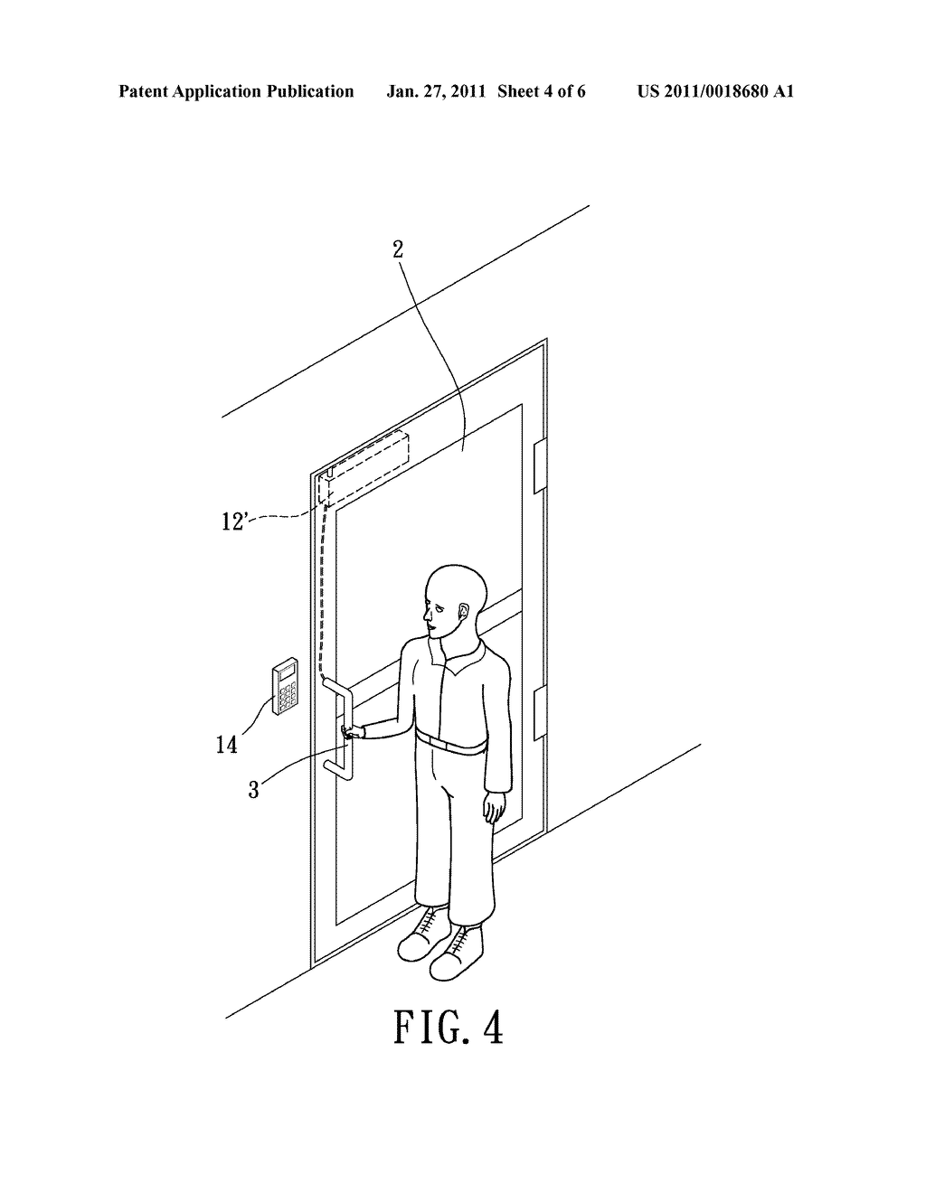 SECURITY SYSTEM WITH POWER SAVING FEATURE AND METHOD THEREOF - diagram, schematic, and image 05