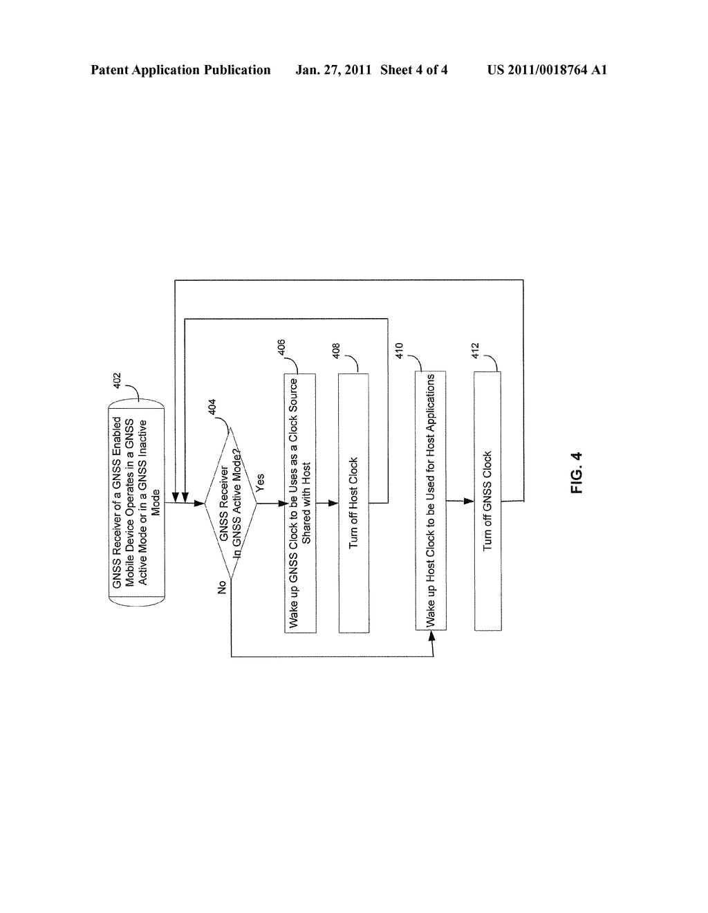  METHOD AND SYSTEM FOR SHARING CLOCK SOURCES TO SAVE POWER ON A GNSS ENABLED MOBILE DEVICE - diagram, schematic, and image 05