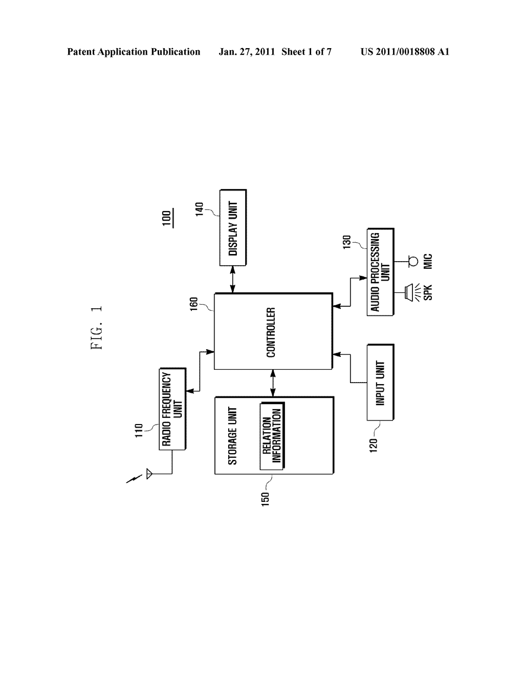 INFORMATION DISPLAY METHOD FOR PORTABLE TERMINAL AND APPARATUS USING THE SAME - diagram, schematic, and image 02