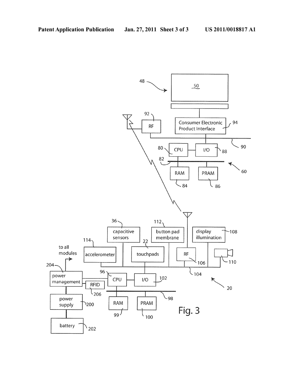 TOUCHPAD-ENABLED REMOTE CONTROLLER AND USER INTERACTION METHODS - diagram, schematic, and image 04