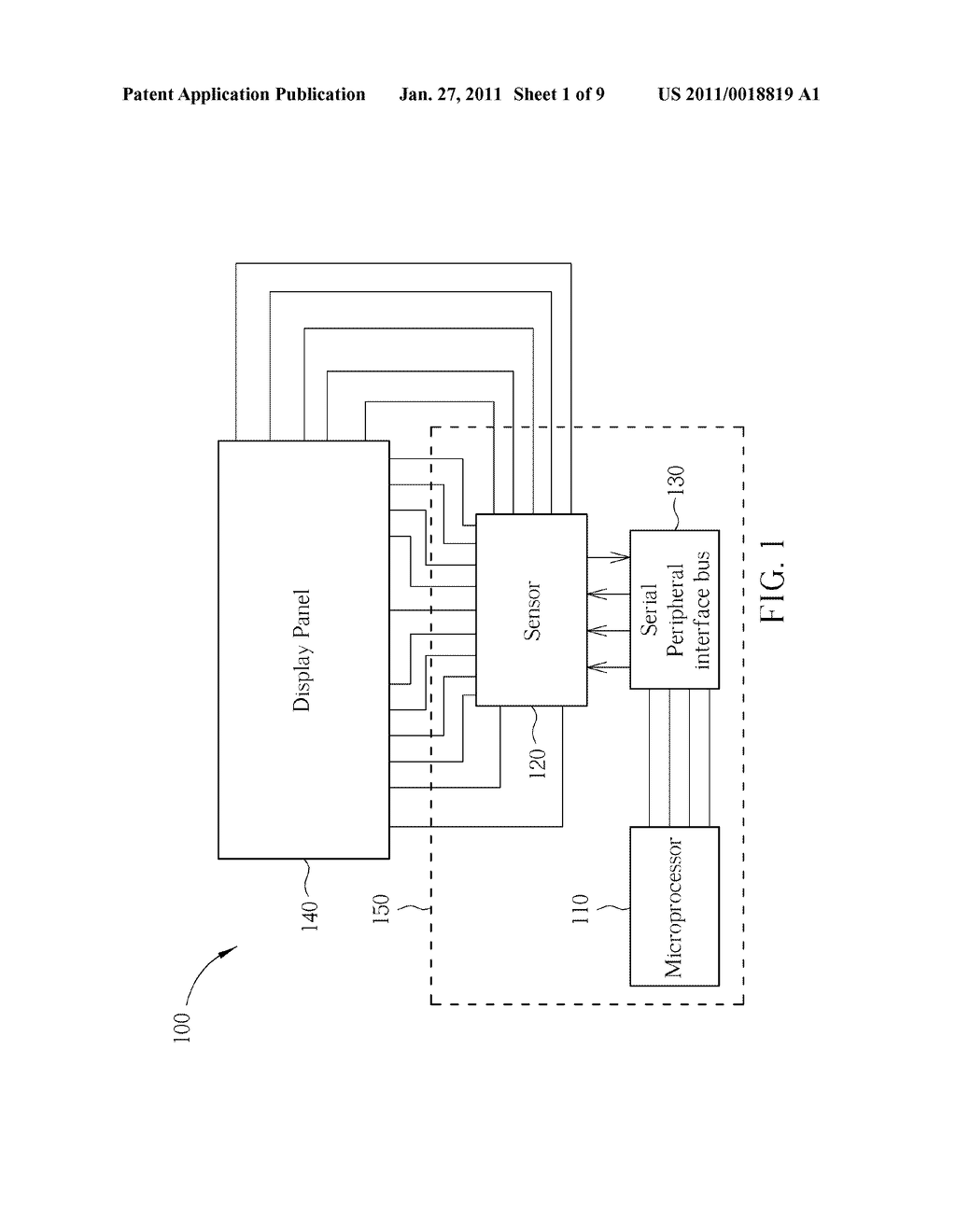 Touch Panel Interface System Used on Touch Panel, Touch device, and Method thereof - diagram, schematic, and image 02