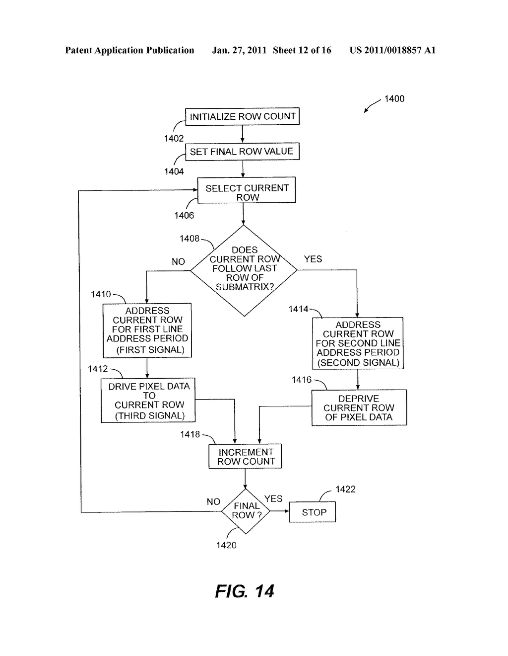 Line Addressing Methods And Apparatus For Partial Display Updates - diagram, schematic, and image 13