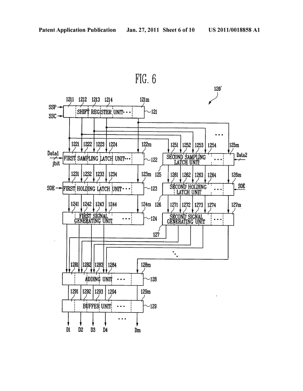 Organic light emitting display and method of driving the same - diagram, schematic, and image 07