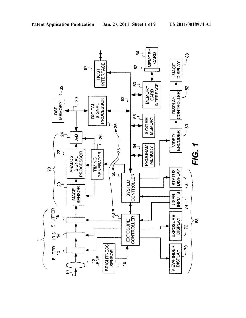 Stereoscopic imaging using split complementary color filters - diagram, schematic, and image 02