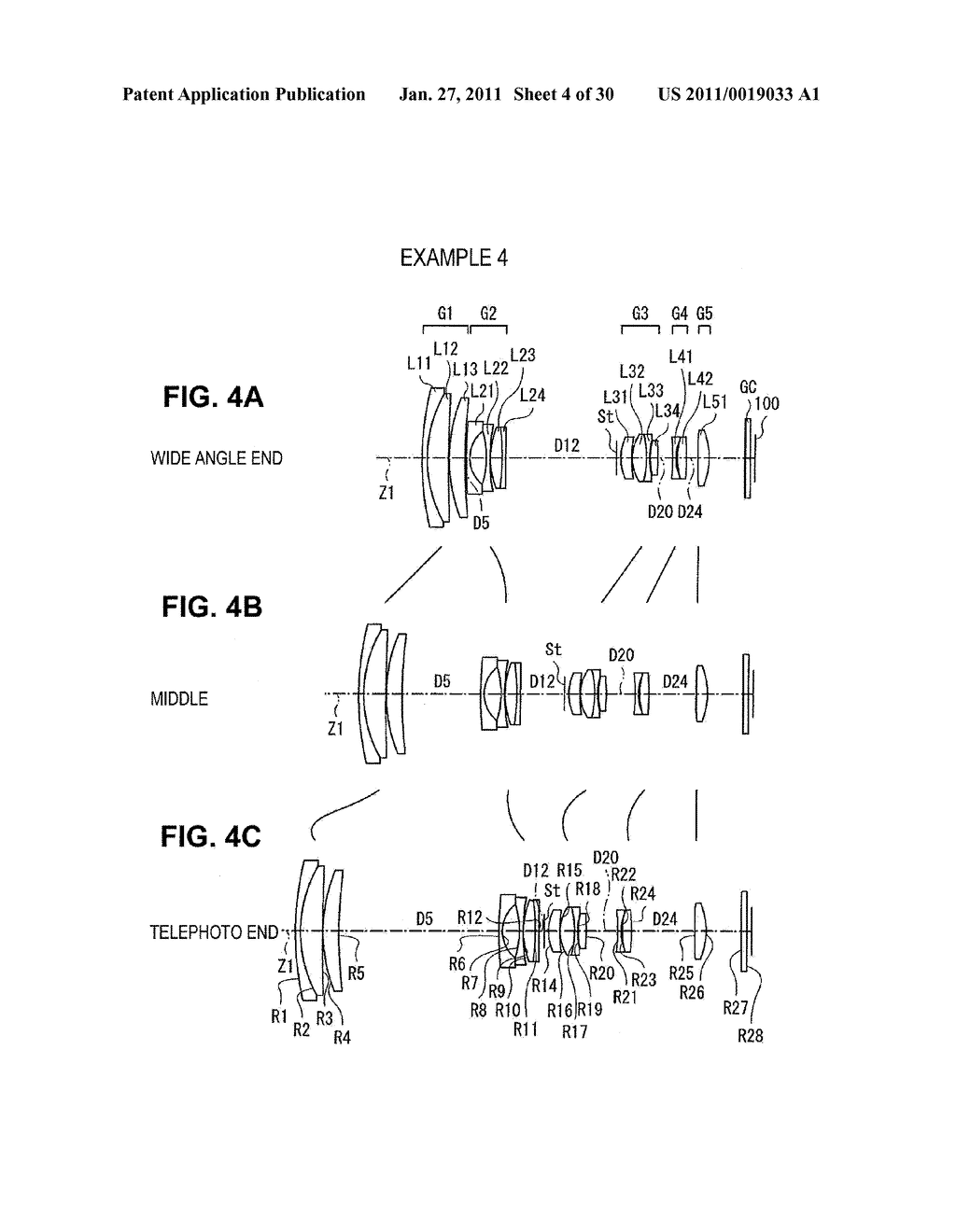 ZOOM LENS AND IMAGING APPARATUS - diagram, schematic, and image 05