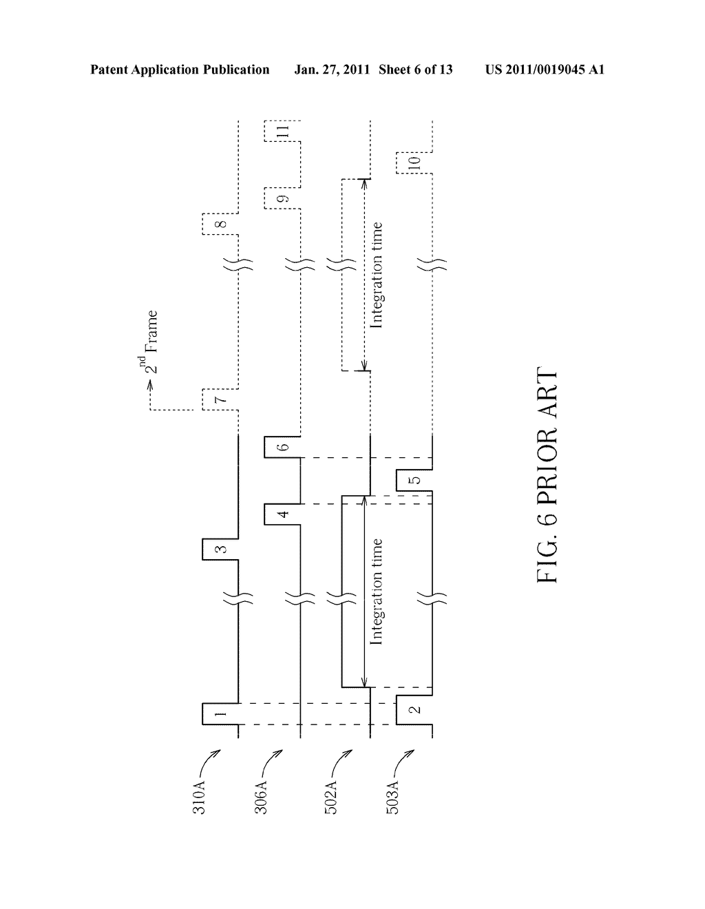 METHOD AND APPARATUS FOR SIMULTANEOUS ELECTRONIC SHUTTER ACTION FRAME STORAGE AND CORRELATED DOUBLE SAMPLING IN IMAGE SENSOR - diagram, schematic, and image 07