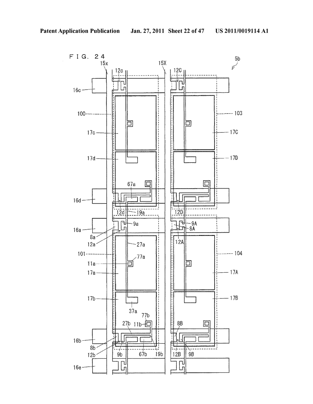 ACTIVE MATRIX SUBSTRATE, LIQUID CRYSTAL PANEL, LIQUID CRYSTAL DISPLAY DEVICE, LIQUID CRYSTAL DISPLAY UNIT, AND TELEVISION RECEIVER - diagram, schematic, and image 23