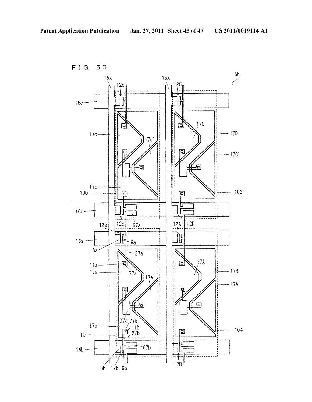 ACTIVE MATRIX SUBSTRATE, LIQUID CRYSTAL PANEL, LIQUID CRYSTAL DISPLAY DEVICE, LIQUID CRYSTAL DISPLAY UNIT, AND TELEVISION RECEIVER - diagram, schematic, and image 46