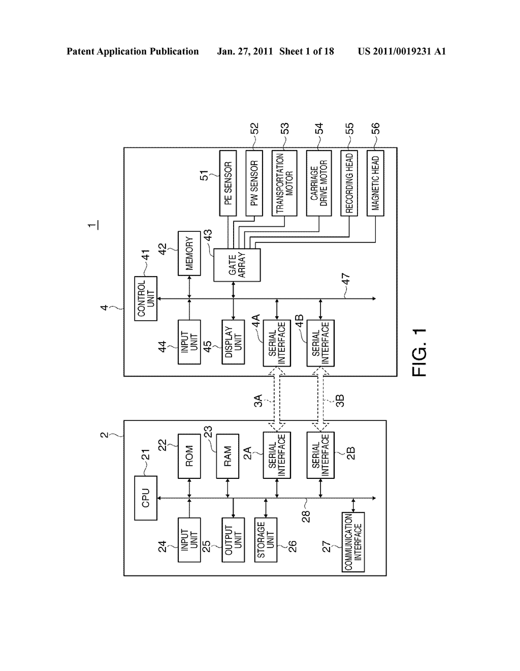RECORDING SYSTEM AND COMMUNICATION CONTROL METHOD FOR A RECORDING SYSTEM - diagram, schematic, and image 02