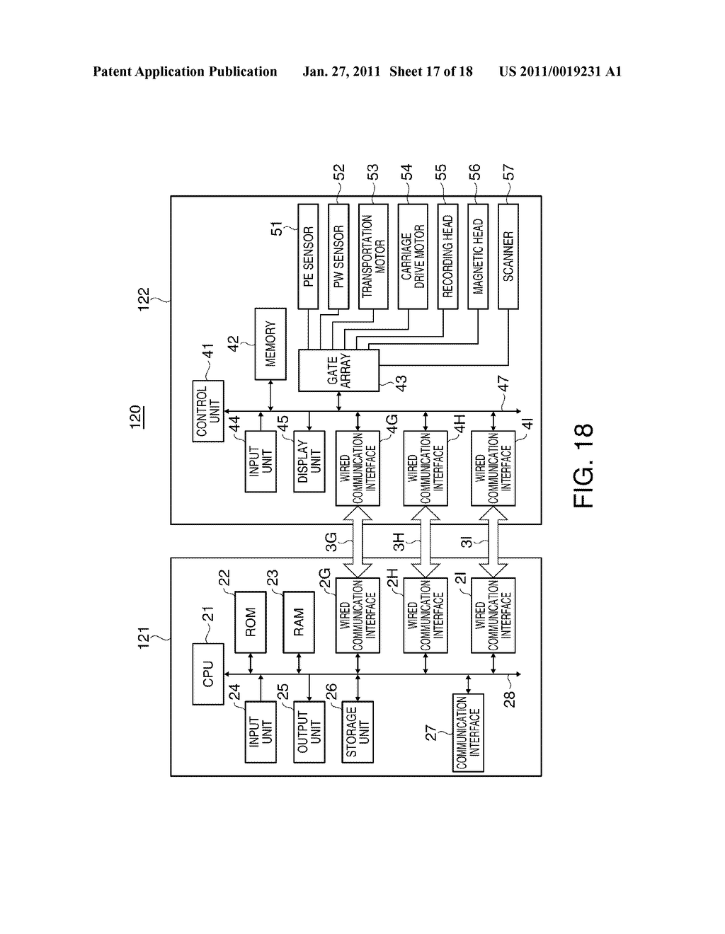 RECORDING SYSTEM AND COMMUNICATION CONTROL METHOD FOR A RECORDING SYSTEM - diagram, schematic, and image 18