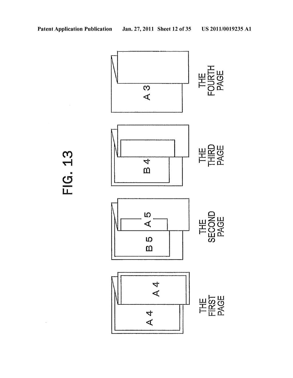 APPARATUS, METHOD AND COMPUTER PROGRAM PRODUCT FOR PROCESSING DOCUMENT IMAGES OF VARIOUS SIZES AND ORIENTATIONS - diagram, schematic, and image 13