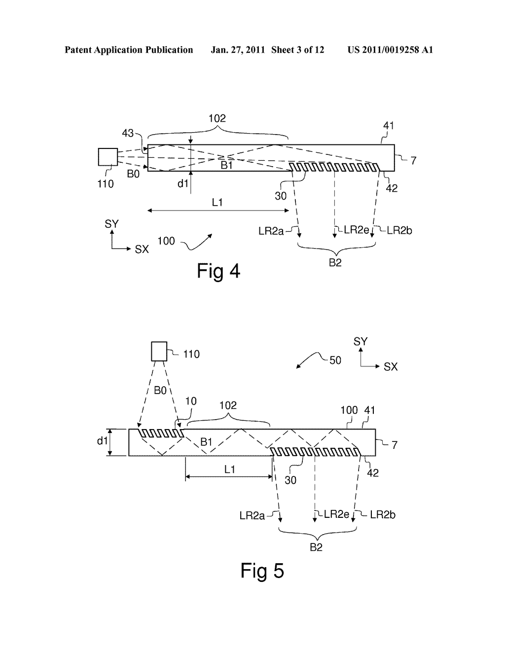 DISPLAY DEVICE AND A METHOD FOR ILLUMINATING A LIGHT MODULATOR ARRAY OF A DISPLAY DEVICE - diagram, schematic, and image 04