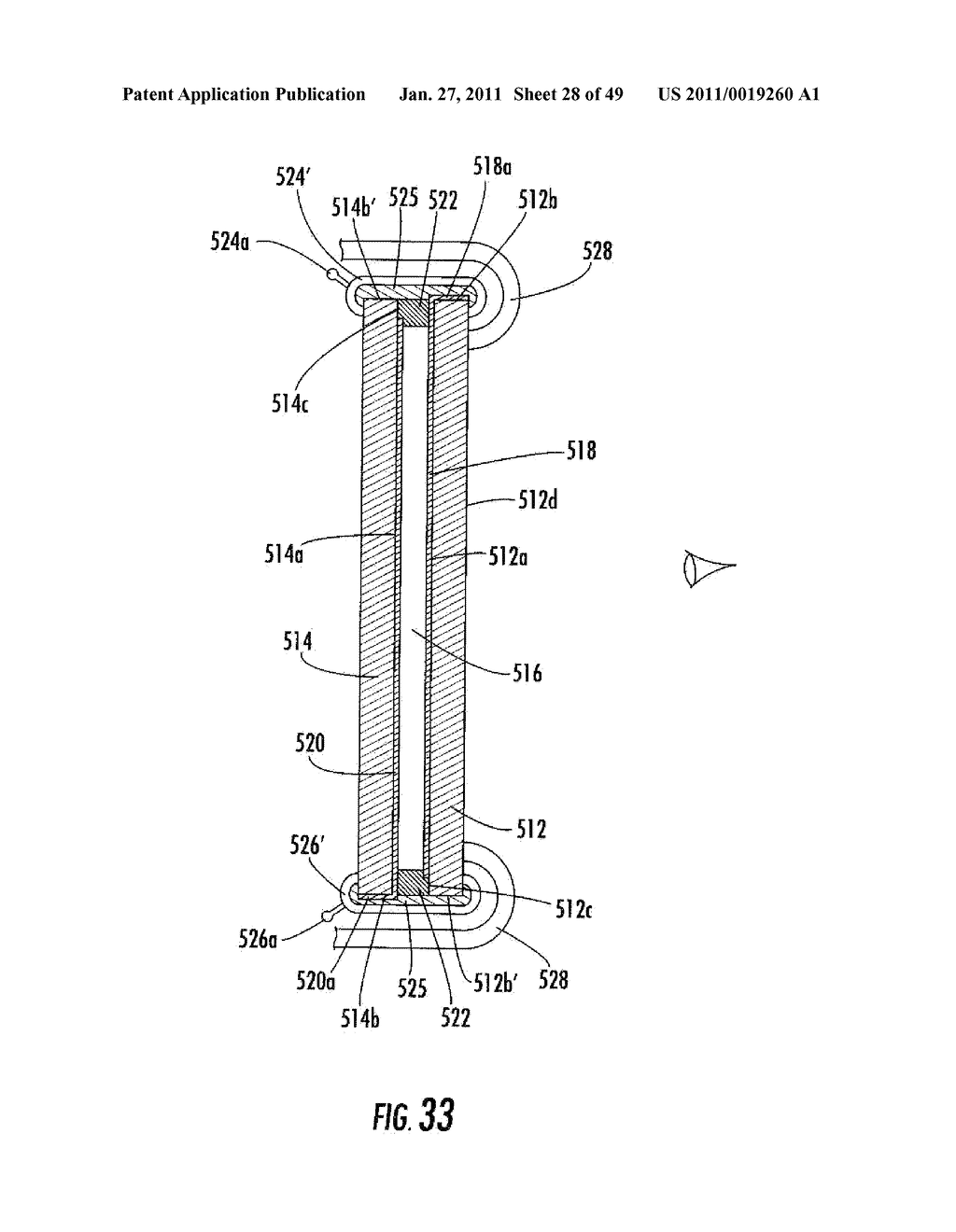 VEHICULAR ELECTROCHROMIC INTERIOR REARVIEW MIRROR ASSEMBLY - diagram, schematic, and image 29