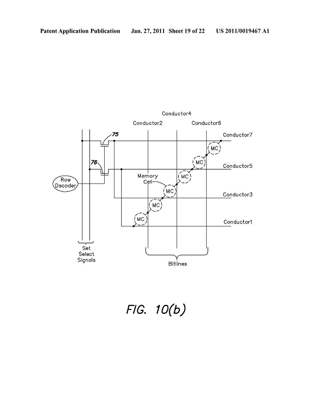 VERTICALLY STACKED FIELD PROGRAMMABLE NONVOLATILE MEMORY AND METHOD OF FABRICATION - diagram, schematic, and image 20