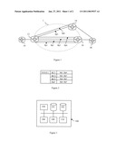 METHOD OF ROUTING A DATA PACKET VIA A ROUTER IN A PACKET COMMUNICATIONS NETWORK SUPPORTED BY A TRANSPORT NETWORK diagram and image