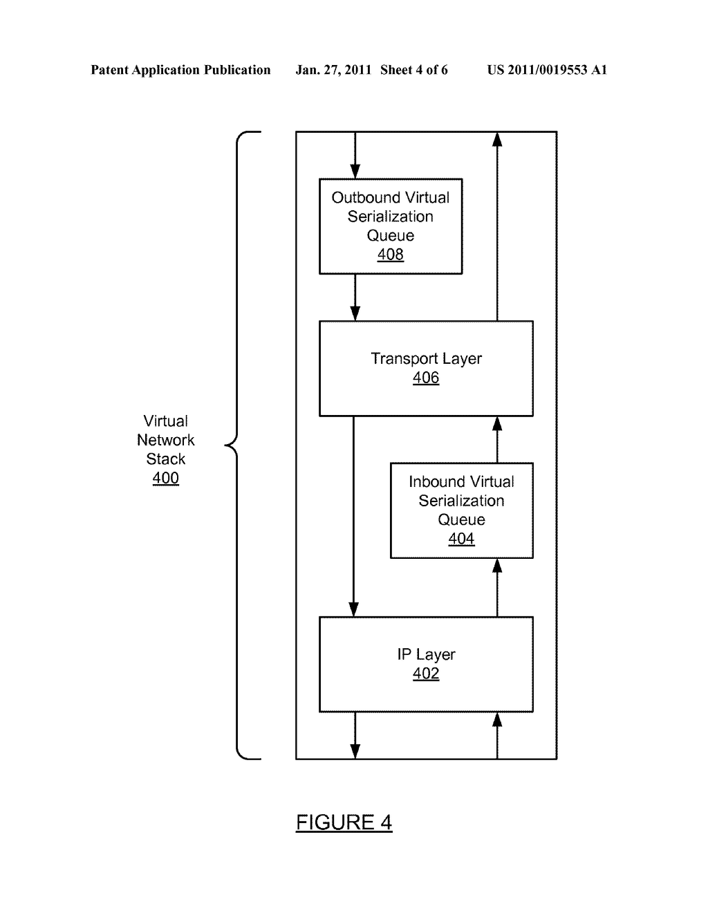 METHOD AND SYSTEM FOR LOAD BALANCING USING QUEUED PACKET INFORMATION - diagram, schematic, and image 05