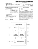 MOBILE DEVICE AND DATA CONNECTION METHOD THEREOF diagram and image